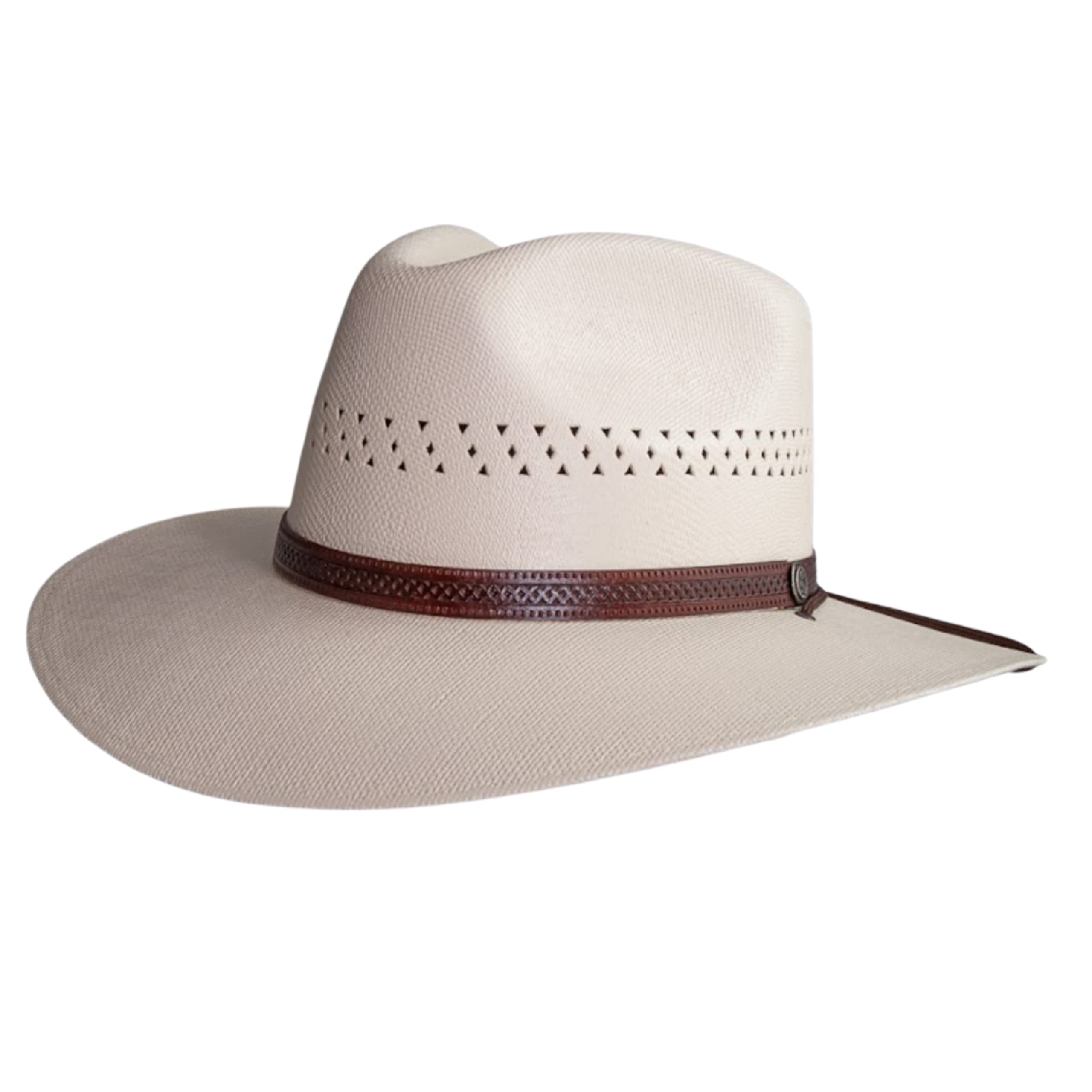 American Hat Makers Straw Hats for Men & Women – Barcelona Fedora Hat Cream