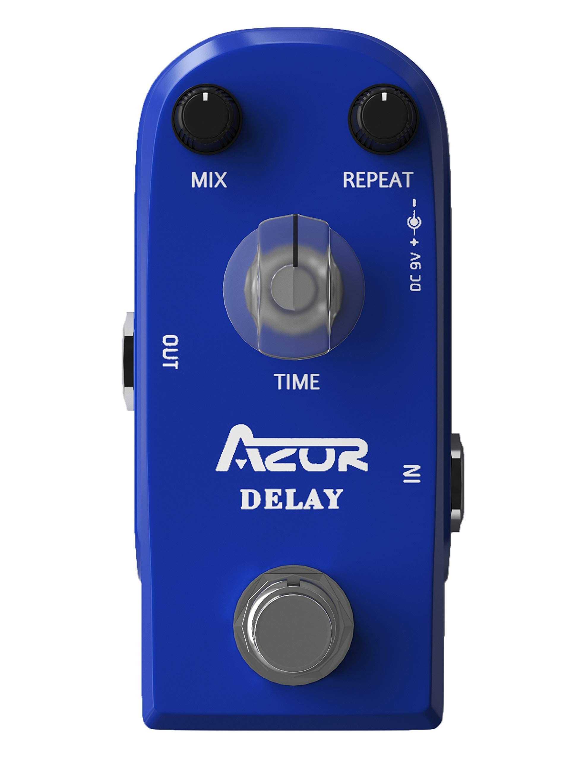 AZOR Fuzz Guitar Effect Pedal with Guitar Dealy Pedal Vintage Analog Delay Guitar Effect Pedal True Bypass