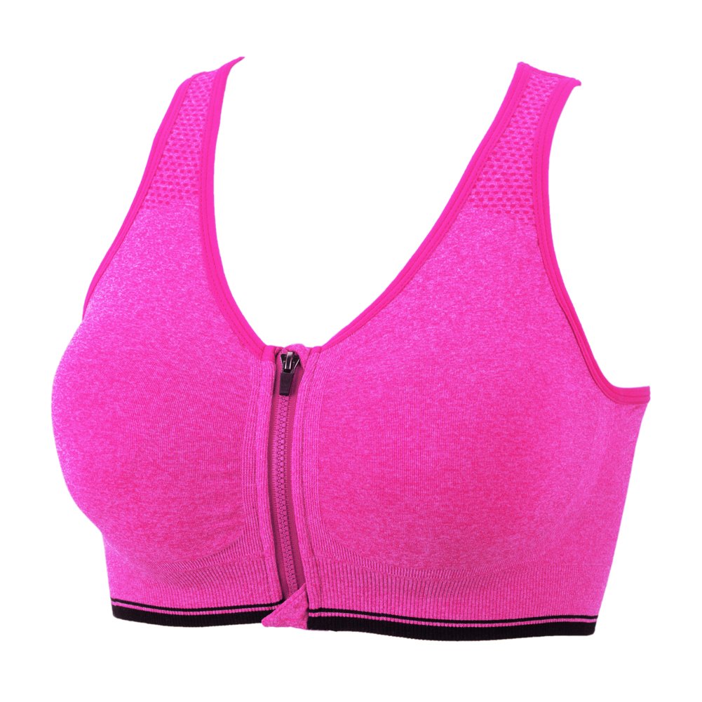 YEYELE Medium Support and Removable Pad Tank Top Racerback Post Surgery Sports Bras for Women