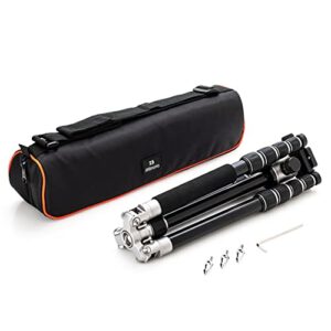 Benro MeFOTO Roadtrip Travel Tripod, Ballhead and Monopod in Titanium, 1 Series Aluminum Legs, 4 Leg Sections, Twist Leg Locks, Padded Carrying Case (BMRTATTN)