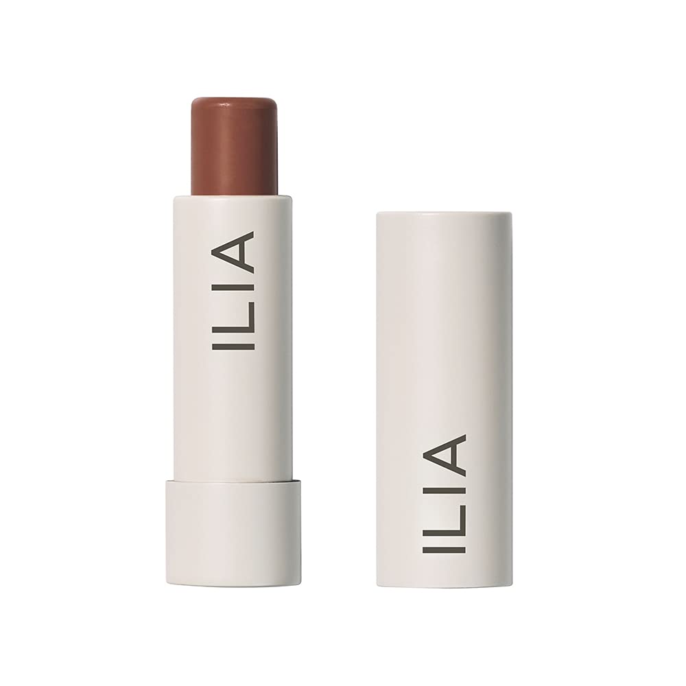 ILIA - Balmy Tint Hydrating Lip Balm | Non-Toxic, Cruelty-Free, Moisturizing + Sheer, Buildable Lip Color (Faded, 0.15 oz | 4.4 g)