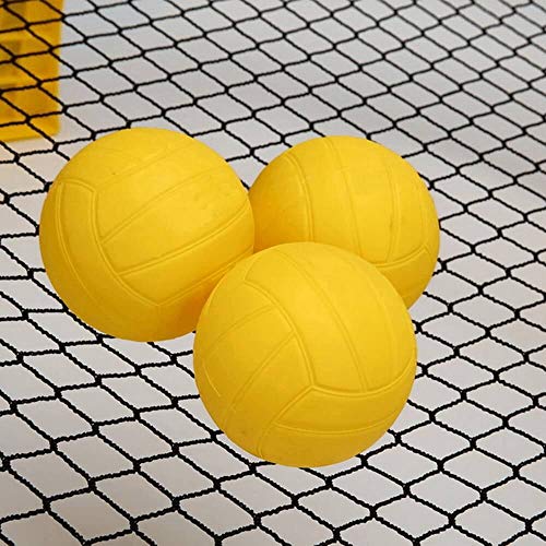 Viminston Spike Replacement Pro Balls 3-Pack Competitive Balls Set with Pump Mini Volleyball