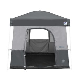 E-Z UP Camping Cube Sport, Converts 10' Angled Leg Canopy into Camping Tent, Grey (Canopy/SHELTER NOT Included)