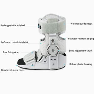 Walker Fracture Orthopedic ​Boot Short Toe Foot Ankle Injuries Fractures Sprains and Injuries Sprains Brace Direct Protection Healing Boot for Toe Medical Orthopedic Walker Boot,Middle