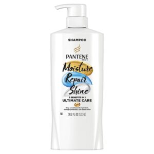 pantene pro-v repair + shine shampoo for damaged hair/split ends (38.2 fl. oz .)