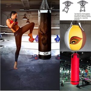 ZGCY Heavy Duty, Stainless Steel Swing Hanger of Round Shape 360° Rotation +30° Swing, Gym Hanging sandbags, Yoga, air Dance, Rotating Tires, Rotating Pendulum Hanging Items