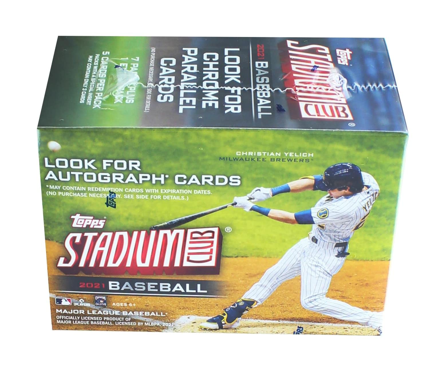 2021 Topps Stadium Club Baseball Blaster Box 41 Cards