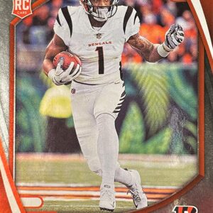 NEW 2021 Panini Absolute Ja'MARR CHASE Football ROOKIE Card - Cincinnati Bengals