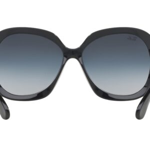 Ray-Ban RB4098 Jackie Ohh II Sunglasses + Vision Group Accessories Bundle (Black/Light Grey Gradient Dark Grey (601/8G)