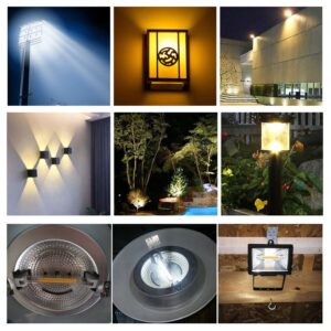 78mm 10W R7S LED Bulb 100W Halogen Equivalent 78mm J-Type 10W 120V R7S Base 6000K Cool White J Type T3 78mm Double Ended Flood Light Bulbs 360°Beam Angle Landscape Lights, Pack of 3