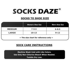 Socks Daze Women 's Heavy Wool Boot Crew Socks for Cold Weather, Mens Youth Winter Hot Warm Comfort Full Cushioned Ultra Soft Thick Socks, Medium, 4 Pairs Dark Grey