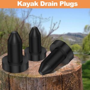 4 Pack 1/2" Kayak Drain Plug Push for Sundolphin Pelican Kayaks Pond Prowler 4985616 Aruba 8 SS, Aruba 10, Bali 8, Excursion 10