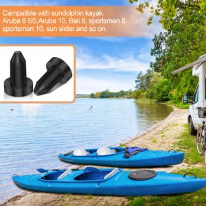 4 Pack 1/2" Kayak Drain Plug Push for Sundolphin Pelican Kayaks Pond Prowler 4985616 Aruba 8 SS, Aruba 10, Bali 8, Excursion 10