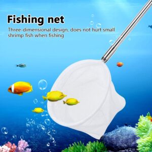 01 Fishing Net, Fishing Catch Net, Long Handled Fishing Net Retractable Fishing Net Telescoping for Fishes Crab Shrimps Lobster