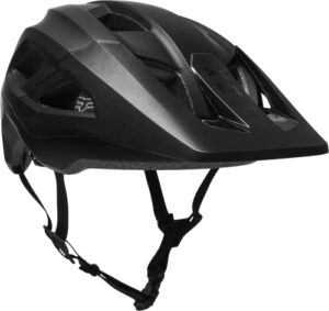 fox racing youth mainframe mountain bike helmet, black/black