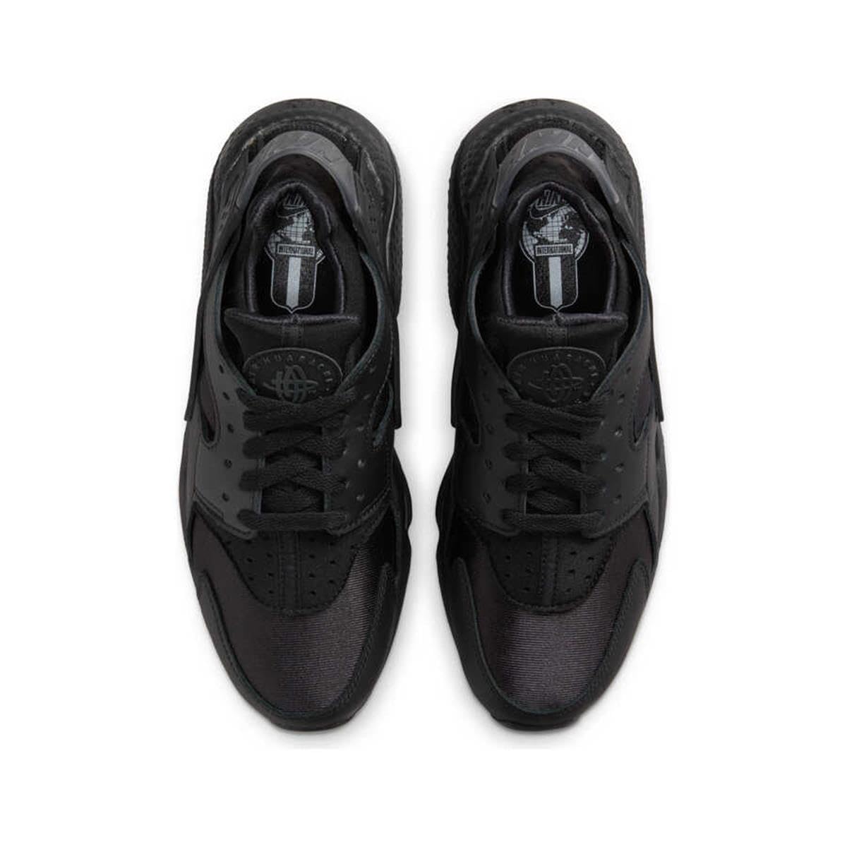 Nike Womens Air Huarache Fashion Sneakers (6.5) Black/Black