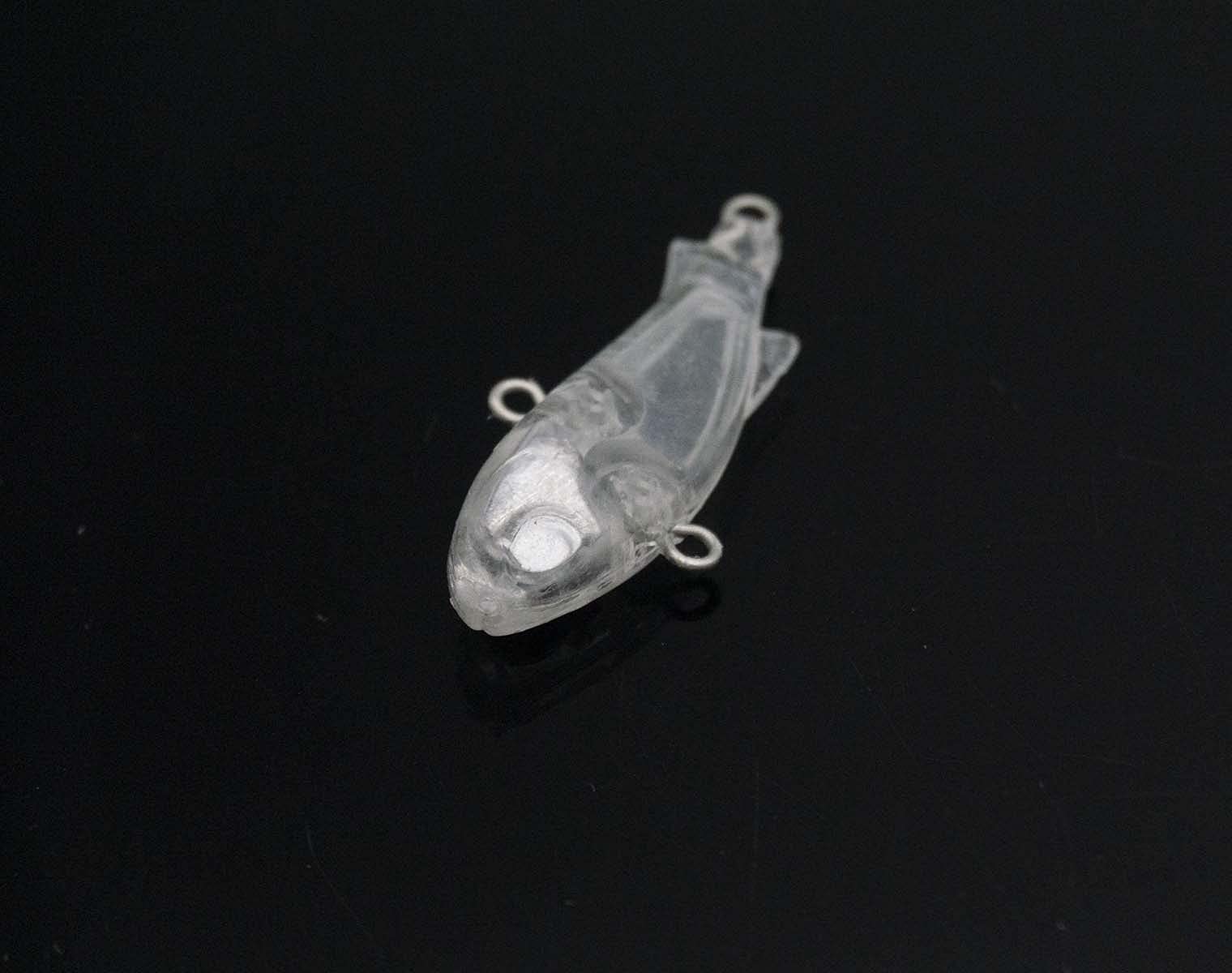 10PCS Unpainted Fishing Lure Blanks 3.34g 4.4cm with Special Eye Crankbait Baits Simulation Blank Body Clear Hard Baits Trout Salmon Minnow Lure Popper Lures Topwater Freshwater 8271