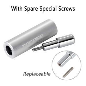 GOLDEAL TOOPRE Bicycle Fork Star Nut Setting Installer with 1 Spare Special Screw and 3 Star Nuts （for 7/8",1",1-1/8"）