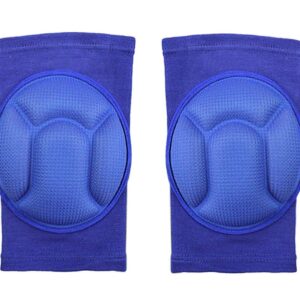 Sponge Cushioned Knee Support Pad 1 Pair Crush proof Sport Kneecap Brace Elastic Sleeve Fitness Bike Basketball MMA Boxing Ski Knee Injury Protector Guard - Pain- relief, Warm-up