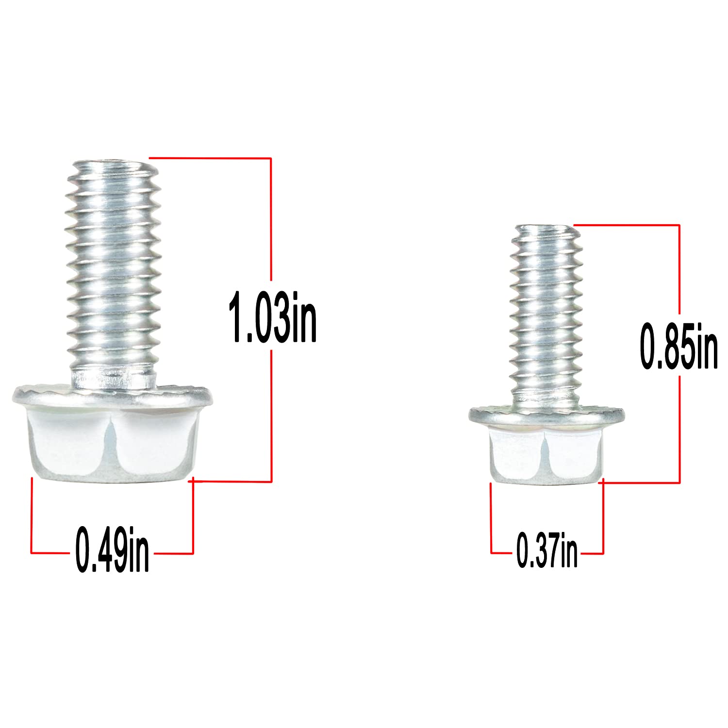 22 Pcs Oil Pan Bolt Kit Fit for Chevy and Ford Small Block V8 SBC 265 283 305 327 350 383 400 5.7L & SBF 260 289 302 351W 5.0L EFI 350-455 Stamped Steel Oil Pan Bolts