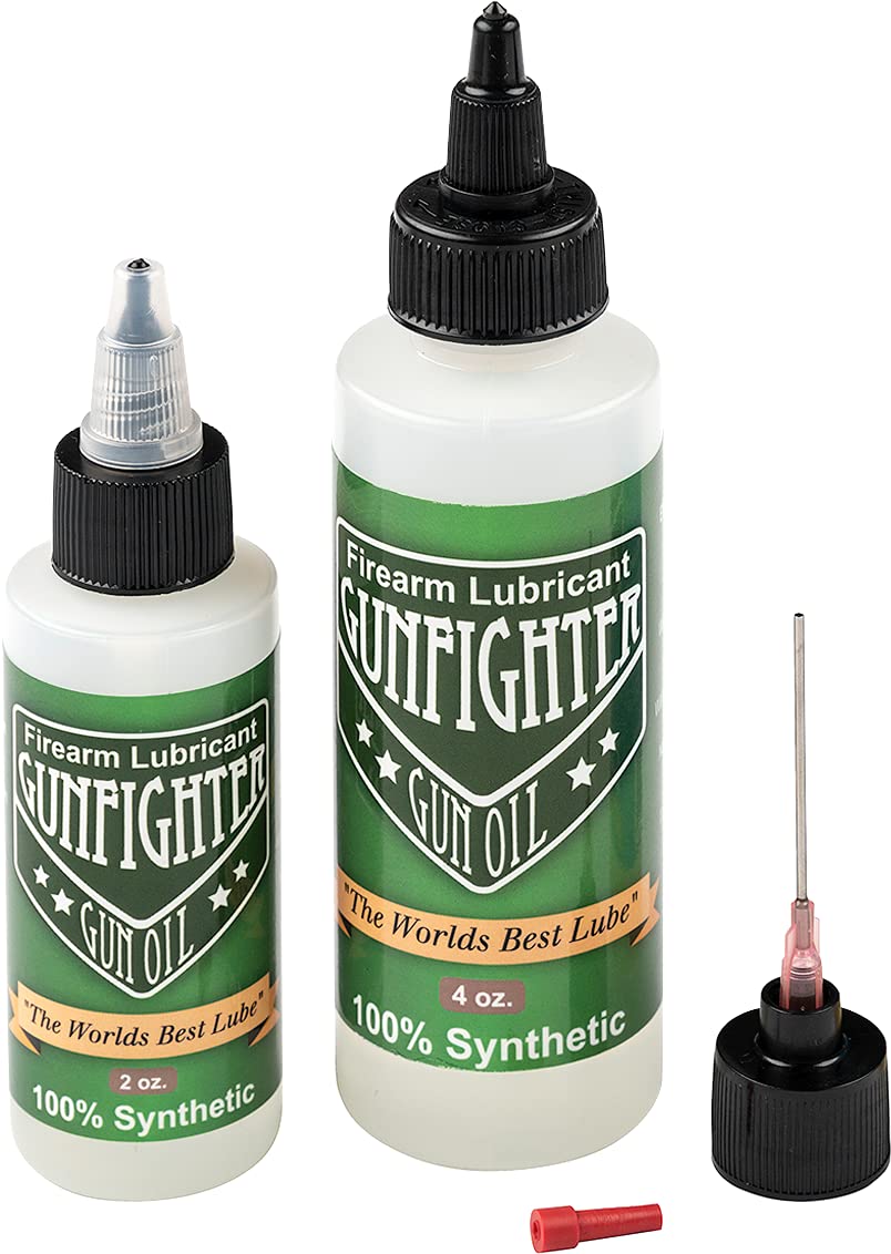 Gunfighter Gun Oil, Keep it Wet Special Lube Combo (2oz Bottle of Lube, 4oz Bottle of Lube, 2oz Needle Top Applicator)