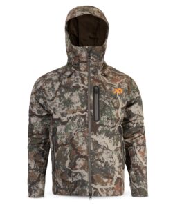 first lite sanctuary 2.0 insulated jacket - fleece hooded windproof camo hunting coat - first lite specter - medium