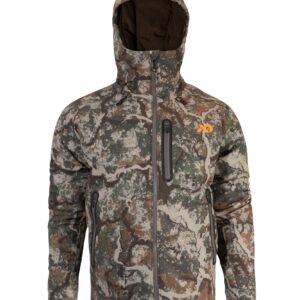 First Lite Sanctuary 2.0 Insulated Jacket - Fleece Hooded Windproof Camo Hunting Coat - First Lite Specter - Medium