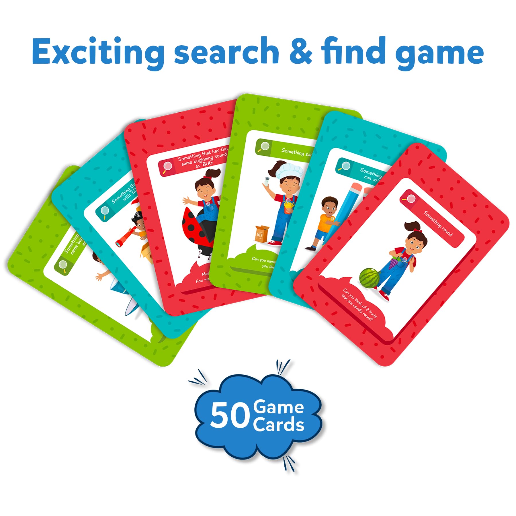 Skillmatics Card Game - Found It Indoor, Scavenger Hunt for Ages 4, 5, 6, 7, Educational, Gifts for Kids, Boys, Girls and Families