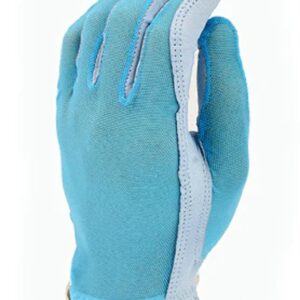 Evertan: Women's Tan Through Golf Glove - Fantasia Blue Large