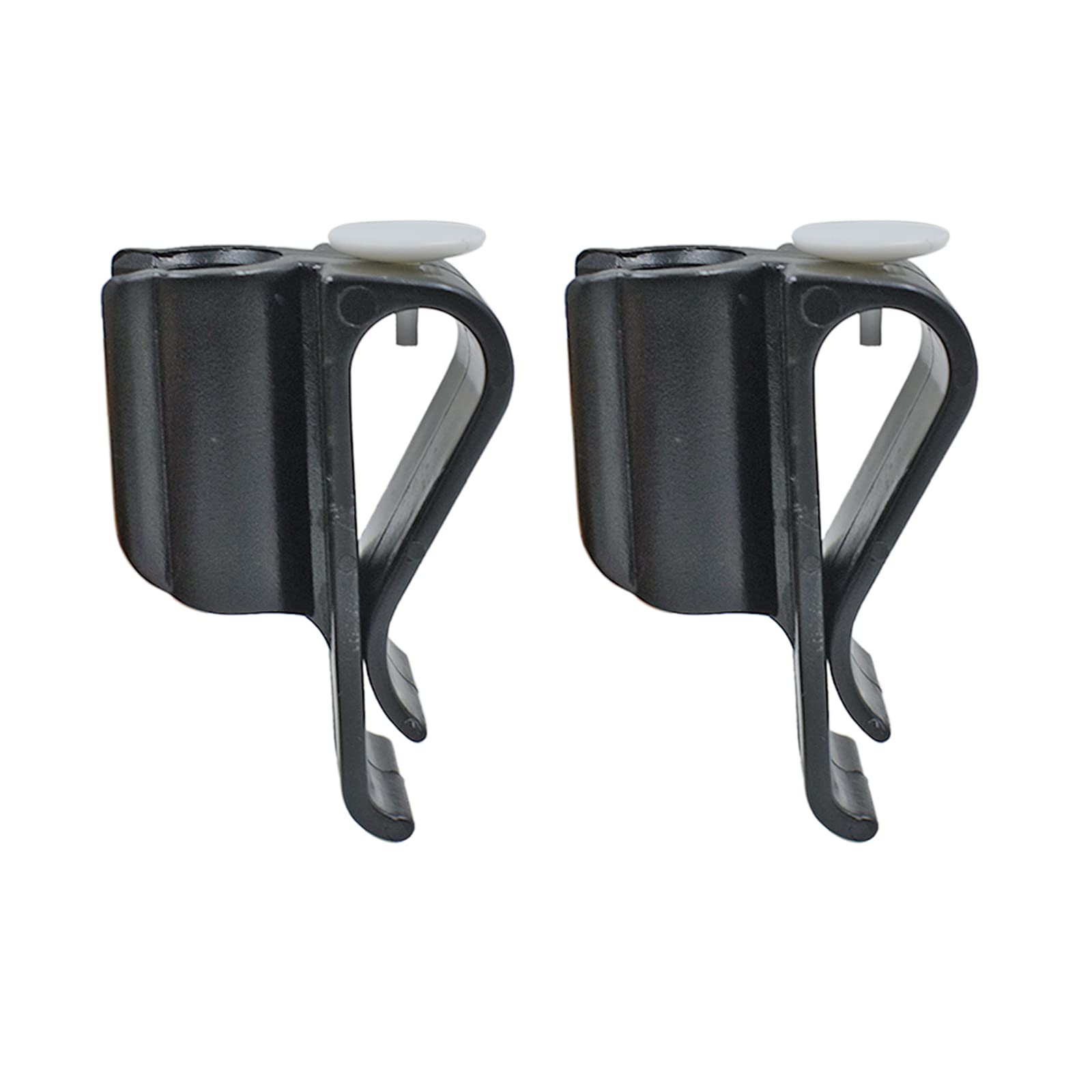 2PCS Golf Club Bag Clips On Putter Clamp Holder Organizer Value Durable Plastic Black Putting Clip Golf Accessories for Men Women Golfer