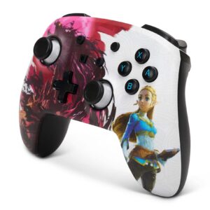 PowerA Enhanced Wireless Controller for Nintendo Switch - Blood Moon Zelda, Nintendo Switch Lite, Gamepad, Game Controller, Bluetooth Controller, Rechargeable - Nintendo Switch