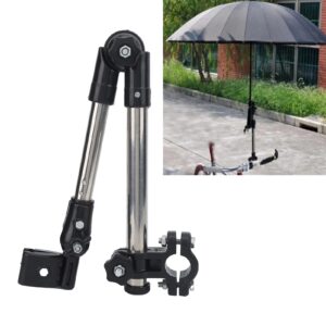 Umbrella Holder Bike Umbrella Stand Holder Adjustable Stainless Steel Tube with Ring Locks Accessories for Motorcycle