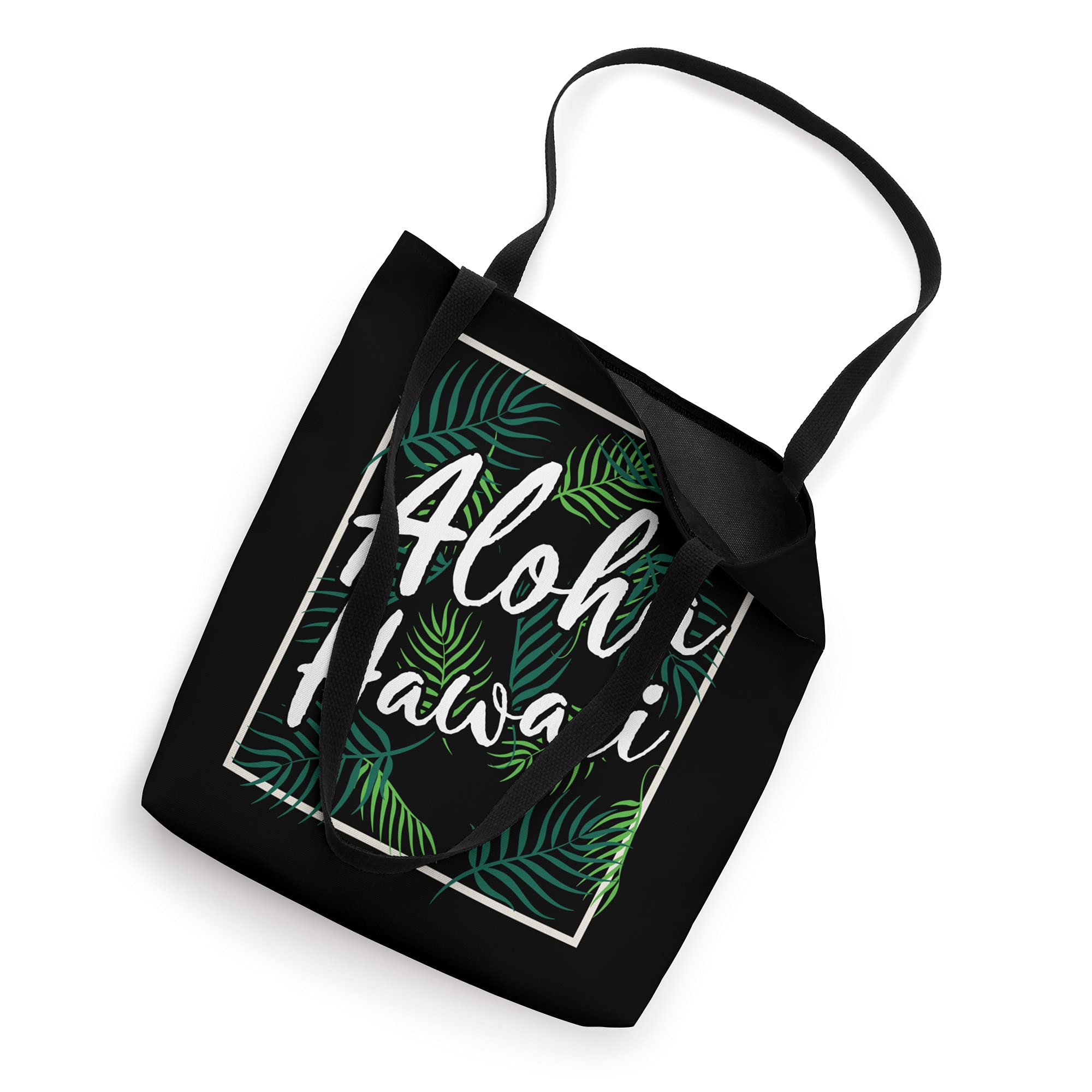 HI Tropical Hawaiian Summer Vacation Palm Trees Aloha Hawaii Tote Bag