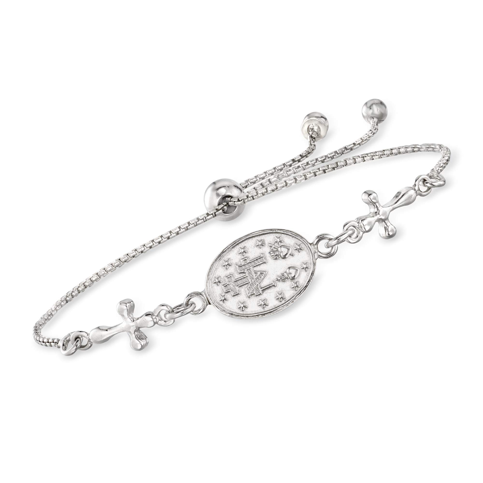 Ross-Simons Miraculous Medal Bolo Bracelet