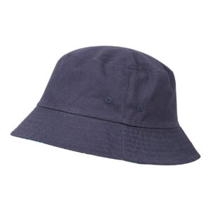 Mountain Warehouse Kids Reversible Bucket Hat - Summer, Girls Boys Navy Small/Medium