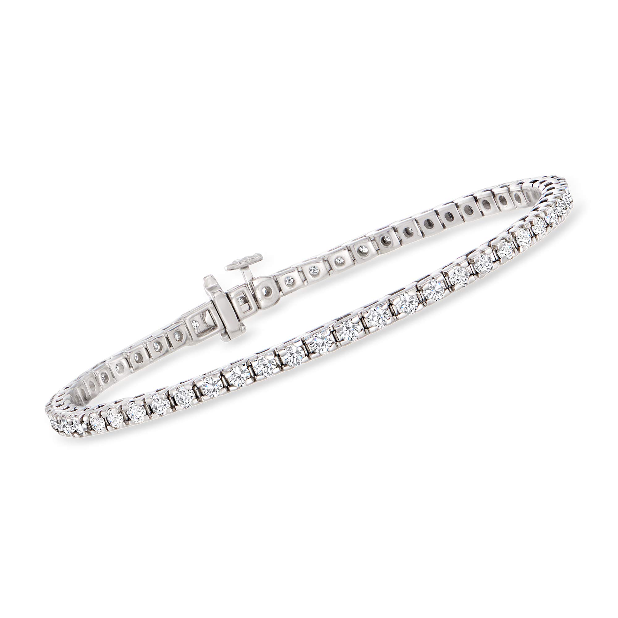 Ross-Simons 3.00 ct. t.w. Diamond Tennis Bracelet in Sterling Silver. 7 inches