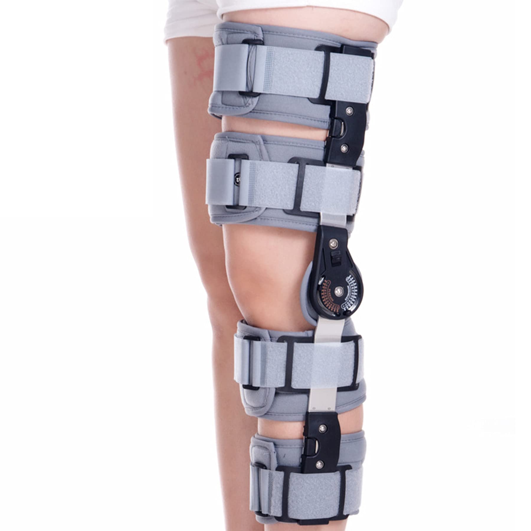 WILLQ Adjustable ROM Leg ​stabilizer Recovery Immobilization After Surgery for Arthritis ACL PCL Meniscus Tear Osteoarthritis Post Op Recovery Leg Stabilize Patella Injury Brace