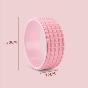 Tpe Yoga Mat Two-Color Thickened Exercise Mat Widened and Lengthened 6MM Fitness Mat Dance Exercise Mat (Pink)