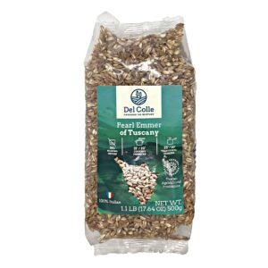 italian farro of tuscany | pearl emmer of tuscany | 1.1lb (500g) - (pack of 1)