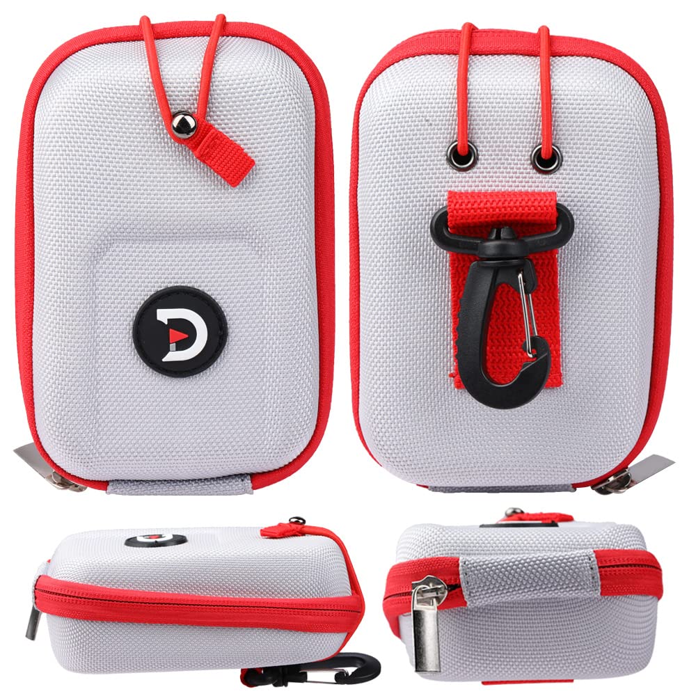 ACHIX Golf Rangefinder Hard Shell Case Compatible with Bushnell/Callaway, Universal Range Finder Carry Bag with Carabiner Belt Clip