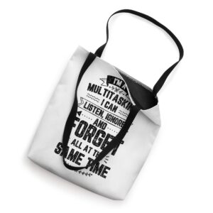 I'm A Multitasker Funny Sarcastic Sarcasm Sayings Graphic Tote Bag