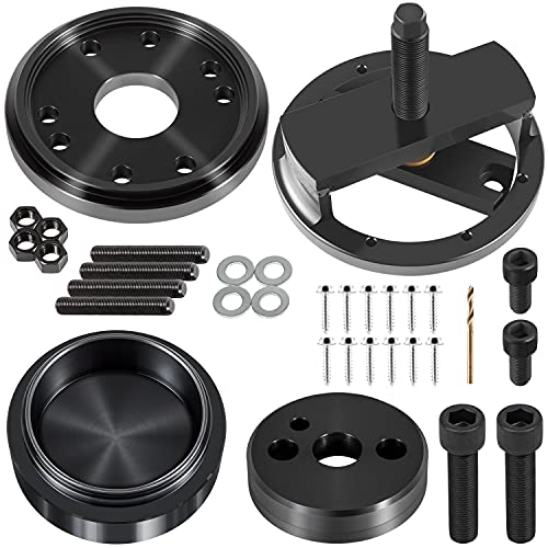 Front+Rear Crankshaft Seal Remover & Installer With Wear Sleeve Installer Tool Set For Cummins 3.9L 5.9L 6.7L 1989-2016 Replace 1338 3824498 5046 3824500 3164660 ST-224C 3824078 5395259 2063800090