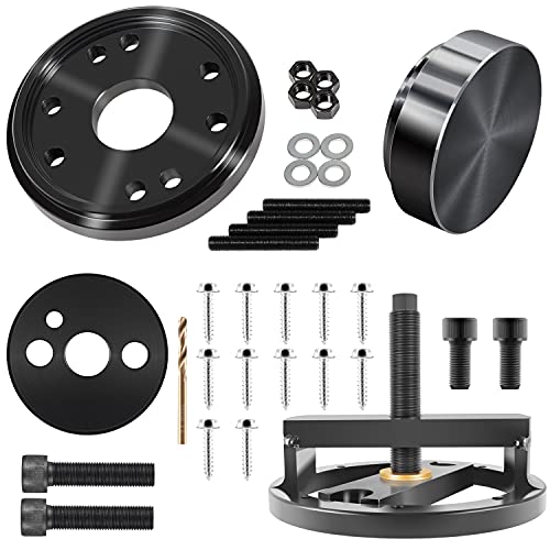 Front+Rear Crankshaft Seal Remover & Installer With Wear Sleeve Installer Tool Set For Cummins 3.9L 5.9L 6.7L 1989-2016 Replace 1338 3824498 5046 3824500 3164660 ST-224C 3824078 5395259 2063800090