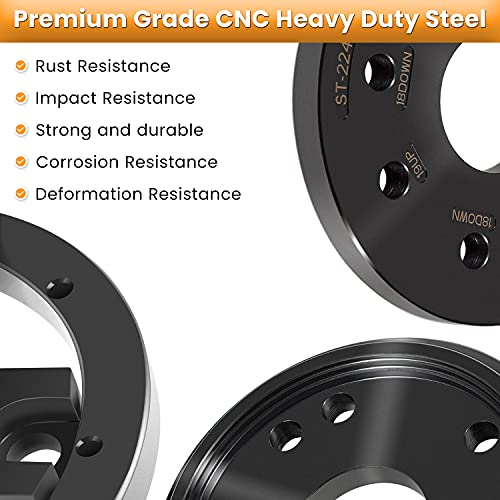 Front+Rear Crankshaft Seal Remover & Installer With Wear Sleeve Installer Tool Set For Cummins 3.9L 5.9L 6.7L 1989-2016 Replace 1338 3824498 5046 3824500 3164660 ST-224C 3824078 5395259 2063800090