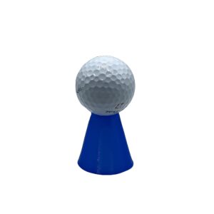 Kreative Dilla Designs KDD Golf Mat Tees, Golf Simulator Tees, Winter Golf Tees (Pack of 10), Blue, Large