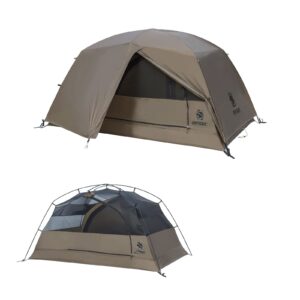 OneTigris 6.8x4.1x3.7ft 2-Person Camping Tent, Waterproof, Lightweight, Easy Setup