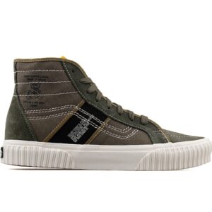 Vans SK8-Hi Gym Issue Unisex Shoes Mens 11/ Womens 12.5, Color: Olive/White