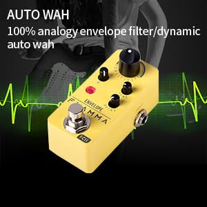 FLAMMA FC11 Auto Wah Pedal Envelope Filter Guitar Effects Pedal True Bypass for Guitar and Bass