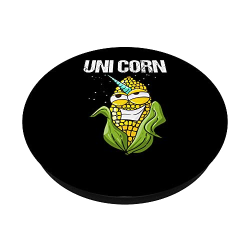 Cool Uni Corn | Funny Maize Magical Horned Horse Joke Gift PopSockets Swappable PopGrip