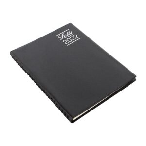 Letts Rhino 2022 Diary - A5 Week to View with appointments - Black